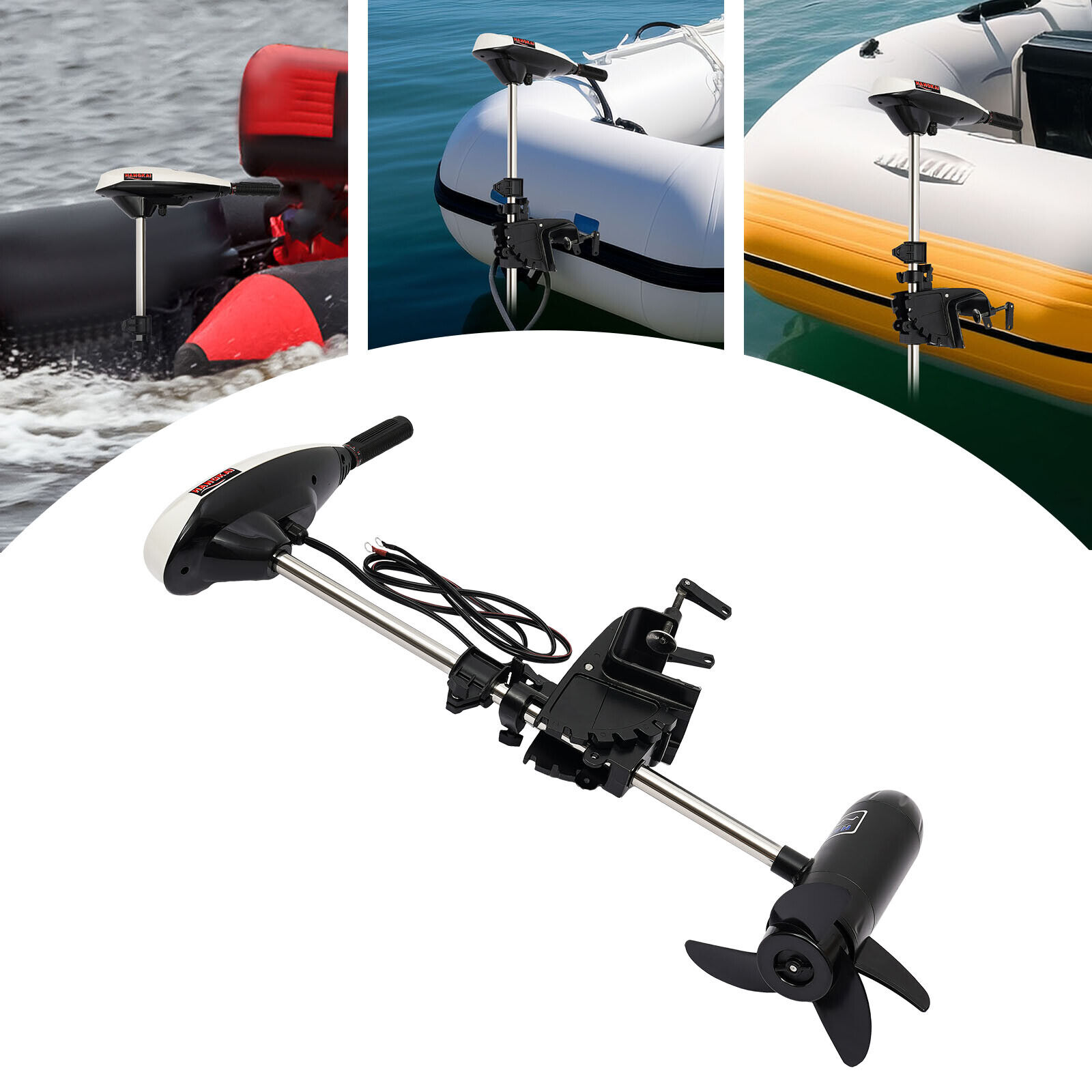 12V 65LBS Electric Outboard Mo - Fishing Kayak Trolling Motor 评论和价格