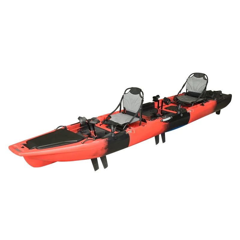 Hot Sale 14FT 2-Person Double  - Fishing Kayak Sit In 评论和价格