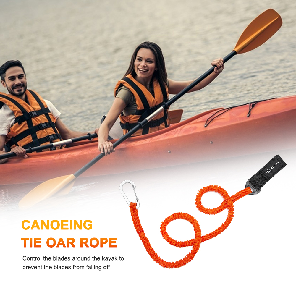 Nylon Elastic Kayak Canoe Padd - Fishing Kayak Paddle Leash 评论和价格