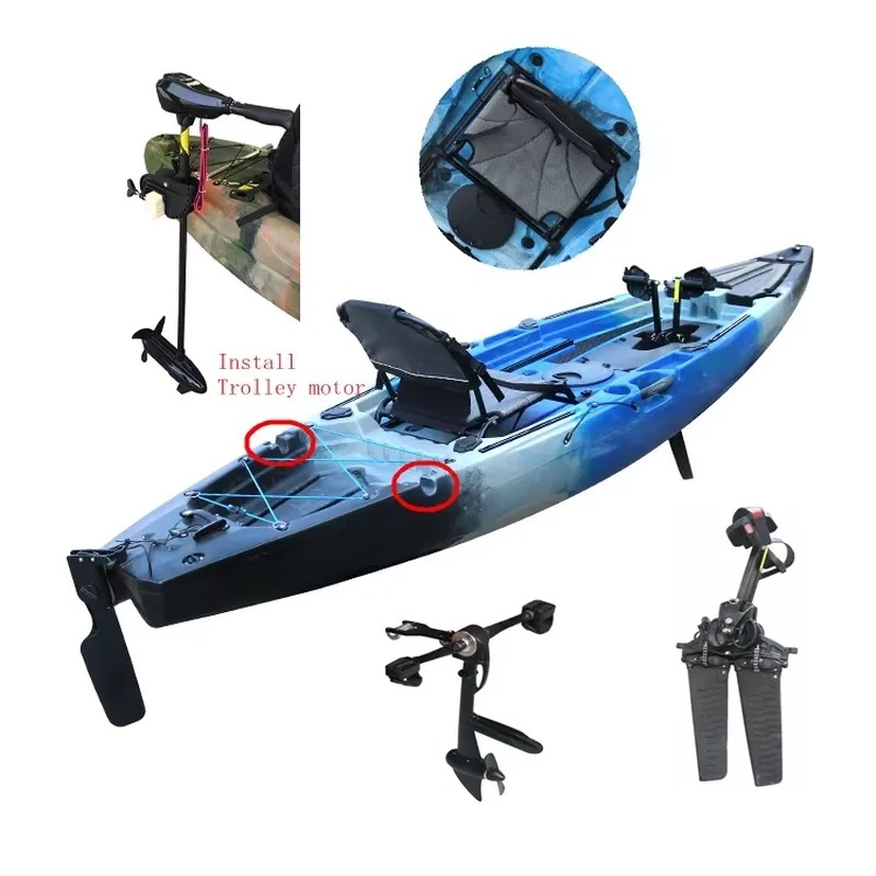 Single Pedal Electric Motor Fi - Fishing Kayak Sit In 评论和价格
