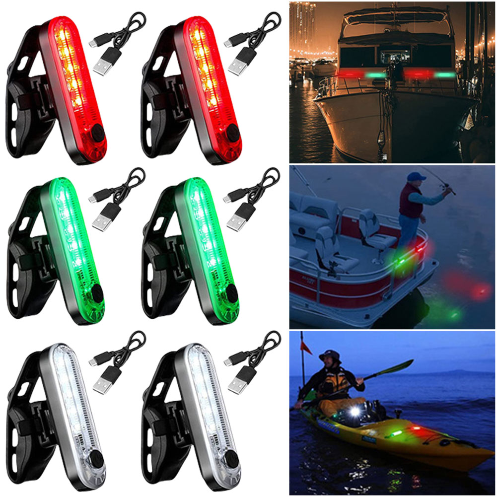 LED Boat Navigation Light USB  - Fishing Kayak Cart 评论和价格